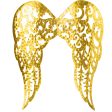 17  Filigree Angel Wings: Gold Leaf Online