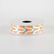 7 8  Satin Carrot Ribbon: White (10 Yards) For Cheap