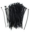 6  x 3.6mm Zip Ties: Black (100) on Sale