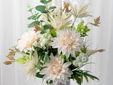 24  Dahlia & Epiphyllum Bush: White Online now