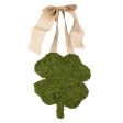 16  Moss Shamrock Clover Door Hanger on Sale