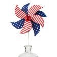 23  Red, White & Blue Pinwheel Spray Discount