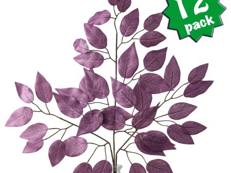 23  Ficus Leaf Spray: Plum Purple (12) Online