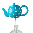 18  Polkadot Tea Pot Pick: Blue on Sale