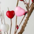 5  Valentine s Day Heart Garland: Red, Pink, White on Sale