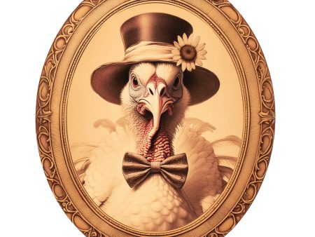 10  Waterproof Sign: Framed Mr. Turkey Sale