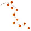 4  Velvet Mini Pumpkin String Garland Supply