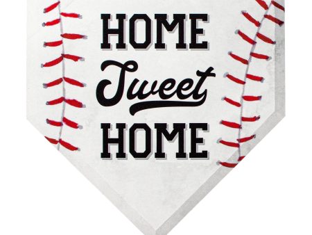 10  Waterproof Sign: Home Sweet Home Plate Baseball Discount