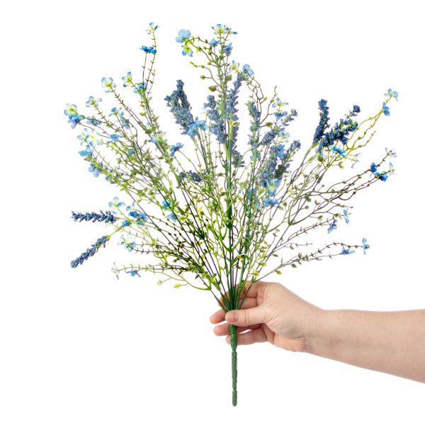 18  Baby s Breath & Lavender Filler Bush: Blue For Sale