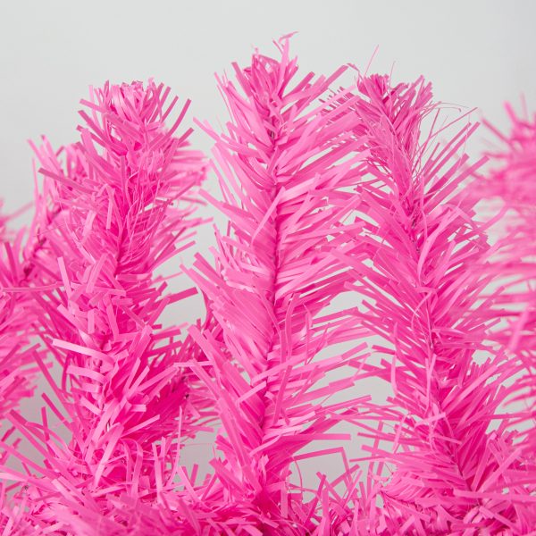 9  PVC Pine Garland: Pink (201 Tips) Cheap