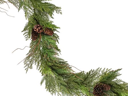 72  Deluxe Incense Cedar & Pinecone Garland Supply