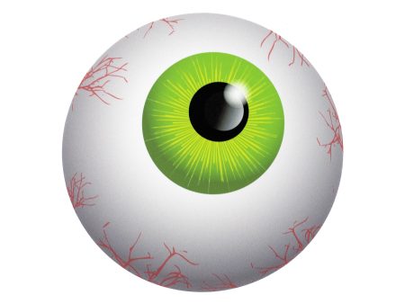 7  Waterproof Accent: Flat Green Eyeball Hot on Sale