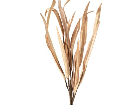 18  Foam Willow Leaves Pick: Beige Hot on Sale