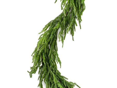 70  Frosted Fir Pine Garland For Sale