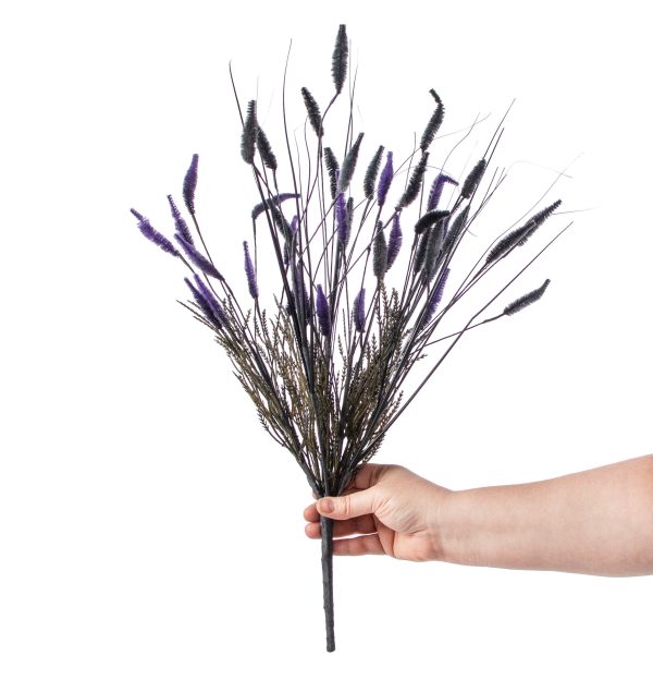 22  Cattail Filler Bush: Purple & Black For Cheap