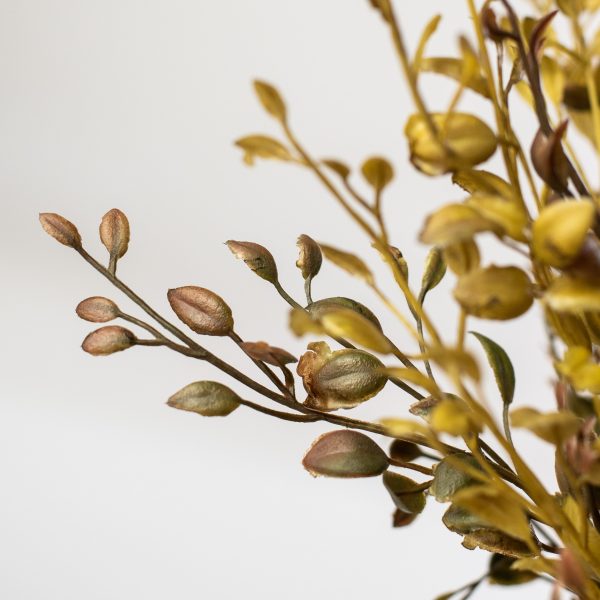 18  Plastic Grass Bush: Yellow & Brown Online