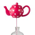 18  Polkadot Tea Pot Pick: Fuchsia Pink For Sale