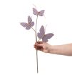 21  Rustic Corrugated Butterfly Pick: Purple Discount