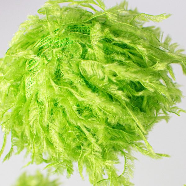 16  Furry Fabric Ball Spray: Lime Green Online Sale