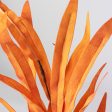 18  Foam Willow Leaves Pick: Orange Hot on Sale