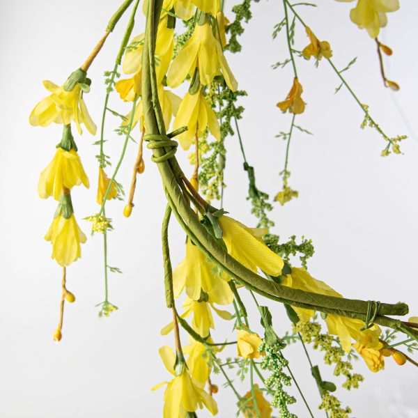 4  Forsythia and Heather Garland: Yellow Online Sale