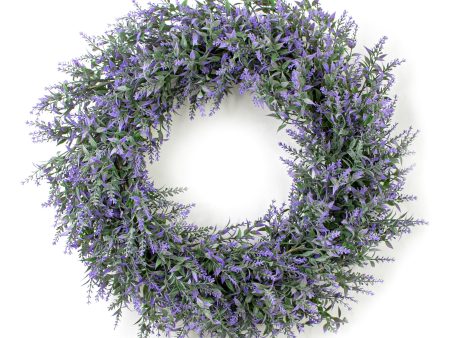 20  Lavender Wreath: Purple Discount