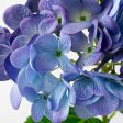 19  Deluxe Mophead Hydrangea Spray: Blue, Purple Online Sale