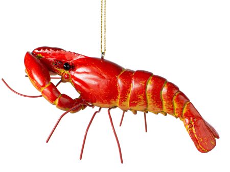 5.5  Crawfish Ornament: Realistic Red Online Sale