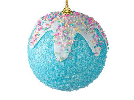 5  Sprinkles & Dipped Ball Ornament: Blue Online