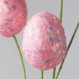 22  Sequin Easter Egg Spray: Pink Online