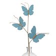 21  Rustic Corrugated Butterfly Pick: Blue For Discount