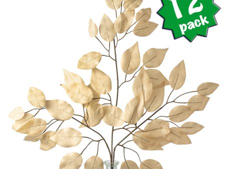 23  Ficus Leaf Spray: Taupe (12) Online Sale