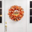 9.4  Round Waterproof Sign: Happy Halloween Candy Corn Online Hot Sale