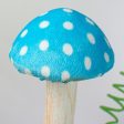 22  Polka Dot Mushroom Spray: Blue Fashion