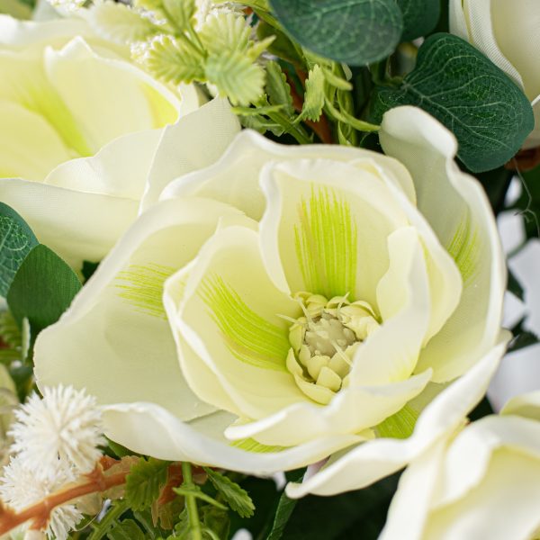 17  Magnolia & Protea Bush: Cream White Online Hot Sale