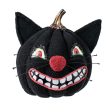 7  Fleece Black Cat Pumpkin Decoration Discount