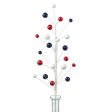 16  Wooden Bead Pick: Red, White, Blue Online Hot Sale