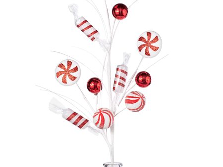 32  Peppermint Candy Spray: Red & White on Sale