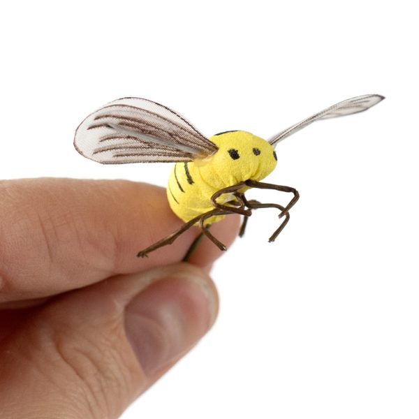 1  Yellow Bees Wired Ornaments (Set of 6) Cheap