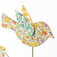 14  Flower Pattern Bird Spray: Orange, Yellow, Blue, Turquoise For Discount