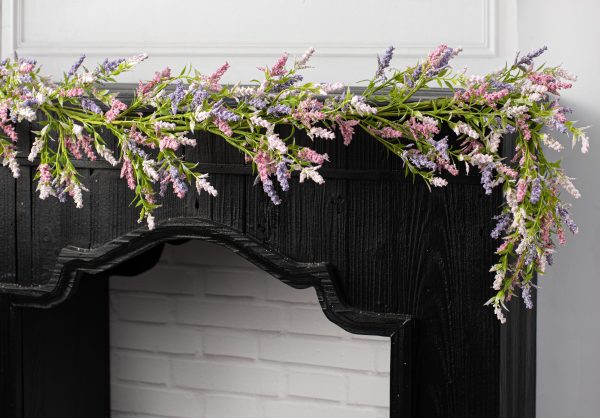 5  Pastel Lavender Garland For Discount