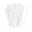 6  x 2.8mm Zip Ties: White (100) Cheap