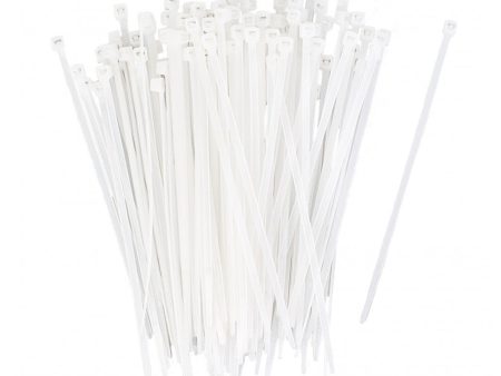 6  x 2.8mm Zip Ties: White (100) Cheap