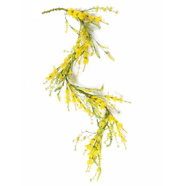 4  Forsythia and Heather Garland: Yellow Online Sale