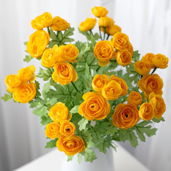 17  Mini Ranunculus Bush: Yellow Online