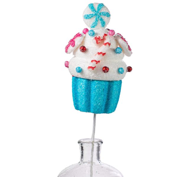 16  Candy Cupcake Pick: Blue Discount