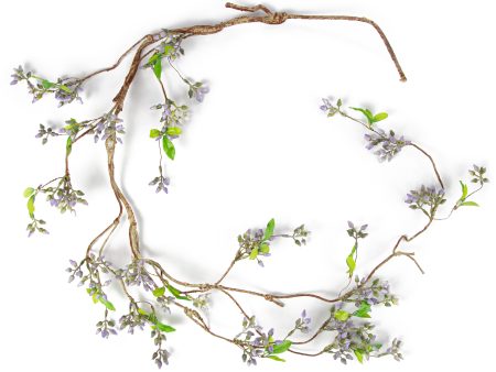 62  Seeded Berry Vine Garland: Purple Supply