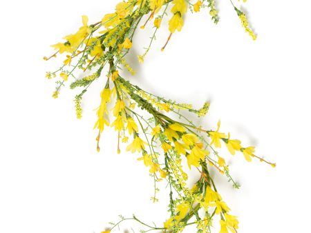 4  Forsythia and Heather Garland: Yellow Online Sale