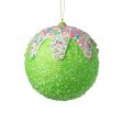 5  Sprinkles & Dipped Ball Ornament: Bright Green For Discount