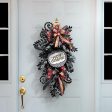 8.5  Round Waterproof Sign: Retro Merry Christmas Cheap